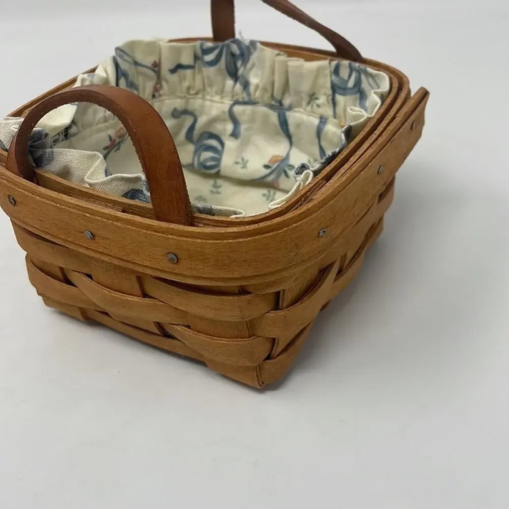 Bundle of two small 1993/1995 Longaberger baskets